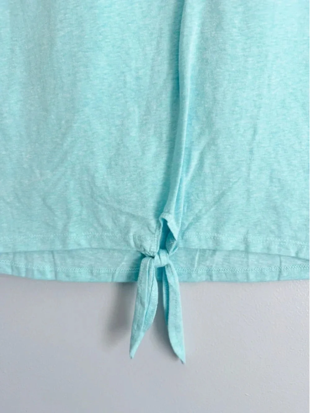 The Children’s Place Aqua Tie-Front Top Girls XXL 16